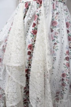 画像3: axes femme / 薔薇柄ラッフルチュールワンピース F 生成り Y-25-08-15-099-AX-OP-SZ-ZY