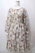 axes femme POETIQUE / コンフィチュールフリル襟ワンピース M 生成り Y-25-08-15-100-AX-OP-SZ-ZY
