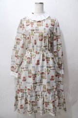 axes femme POETIQUE / コンフィチュールフリル襟ワンピース M 生成り Y-25-08-15-100-AX-OP-SZ-ZY