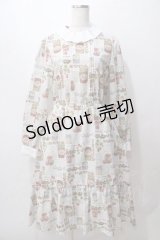 axes femme POETIQUE / コンフィチュールフリル襟ワンピース M 生成り Y-25-08-15-100-AX-OP-SZ-ZY