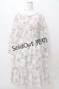 axes femme POETIQUE / コンフィチュールフリル襟ワンピース M 生成り Y-25-08-15-100-AX-OP-SZ-ZY