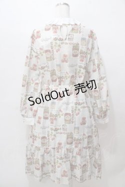 画像2: axes femme POETIQUE / コンフィチュールフリル襟ワンピース M 生成り Y-25-08-15-100-AX-OP-SZ-ZY