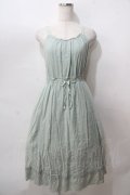 axes femme / カットワークレースコットンキャミワンピース M ミント Y-25-08-15-107-AX-OP-SZ-ZY