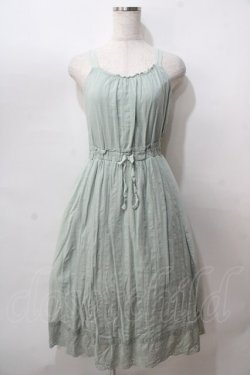 画像1: axes femme / カットワークレースコットンキャミワンピース M ミント Y-25-08-15-107-AX-OP-SZ-ZY