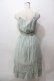 画像2: axes femme / カットワークレースコットンキャミワンピース M ミント Y-25-08-15-107-AX-OP-SZ-ZY (2)
