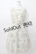 axes femme / 花柄セーラーワンピース M グリーン Y-25-08-15-112-AX-OP-SZ-ZY