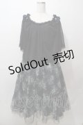 axes femme / 2wayバラ柄キャミワンピース F 黒 Y-25-08-15-113-AX-OP-SZ-ZI