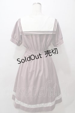 画像2: axes femme POETIQUE / クラシックセーラーワンピース  ピンク Y-25-08-15-117-AX-OP-SZ-ZY