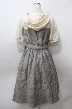 画像2: axes femme / レイヤード風パーカーワンピース M ベージュ Y-25-08-15-118-AX-OP-SZ-ZY