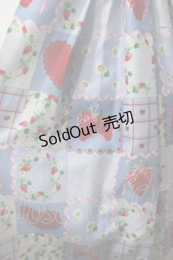 画像4: axes femme kawaii / ハピネスベリーワンピース  サックス Y-25-08-15-119-AX-OP-SZ-ZT114