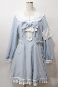 PUPPET BOMBS / 恋病ナース ワンピース M ブルー Y-25-08-15-123-LO-OP-SZ-ZY