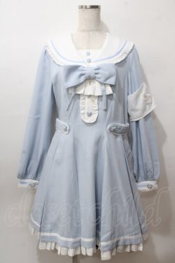 画像1: PUPPET BOMBS / 恋病ナース ワンピース M ブルー Y-25-08-15-123-LO-OP-SZ-ZY