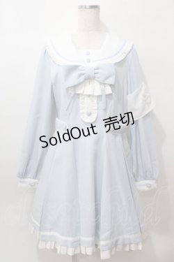 画像1: PUPPET BOMBS / 恋病ナース ワンピース M ブルー Y-25-08-15-123-LO-OP-SZ-ZY