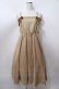 画像1: Maison de FLEUR Petite Robe canone / エリカが躍るキャミワンピース  ベージュ Y-25-08-15-125-EL-OP-SZ-ZY (1)