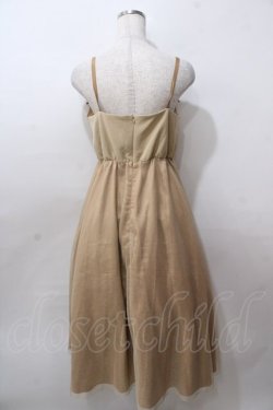 画像2: Maison de FLEUR Petite Robe canone / エリカが躍るキャミワンピース  ベージュ Y-25-08-15-125-EL-OP-SZ-ZY