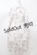 stripe club / 総柄ワンピ  キナリ Y-25-08-15-129-LO-OP-SZ-ZY