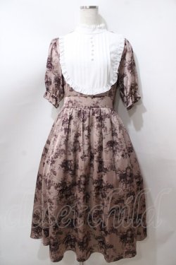 画像1: m petit by misako / AM*トワルドジュイワンピース  ピンク Y-25-08-15-131-LO-OP-SZ-ZY