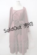 Areeam / 長袖ワンピース  ピンク Y-25-08-15-138-LO-OP-SZ-ZY