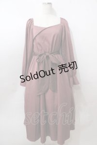 Areeam / 長袖ワンピース  ピンク Y-25-08-15-138-LO-OP-SZ-ZY