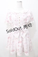 LIZ LISA / Creamy Berry柄ワンピース 0 ピンク Y-25-08-15-142-LO-OP-SZ-ZY