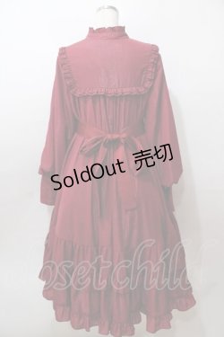 画像2: Little Dipper / Princess of Windsor ワンピース  ワイン Y-25-08-15-145-LO-OP-SZ-ZY