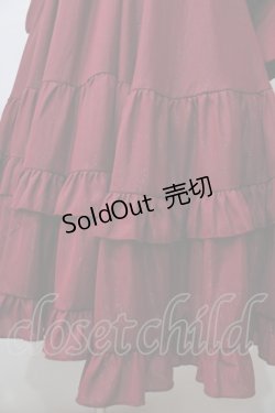 画像4: Little Dipper / Princess of Windsor ワンピース  ワイン Y-25-08-15-145-LO-OP-SZ-ZY