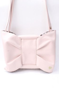 画像1: axes femme kawaii / リボンショルダーバッグ  ピンク Y-25-08-15-017-AX-BG-SZ-ZY