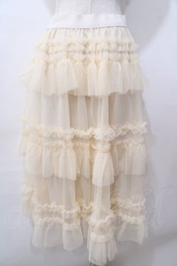 画像2: FLC / 星名桜子 チュールスカート L 生成 Y-25-08-15-148-LO-SK-SZ-ZY