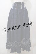 axes femme kawaii / メアリースカート  ネイビー Y-25-08-15-151-AX-SK-SZ-ZH