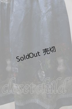 画像3: axes femme / ワイン柄スカート F 紺 Y-25-08-15-152-AX-SK-SZ-ZI