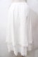 画像2: Maison de FLEUR / ドットスカート  白 Y-25-08-15-155-LO-SK-SZ-ZY (2)
