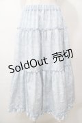 m petit by misako / NINA'S RVパニエスカート  サックス Y-25-08-15-156-LO-SK-SZ-ZY