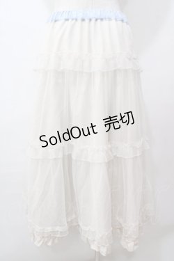 画像4: m petit by misako / NINA'S RVパニエスカート  サックス Y-25-08-15-156-LO-SK-SZ-ZY