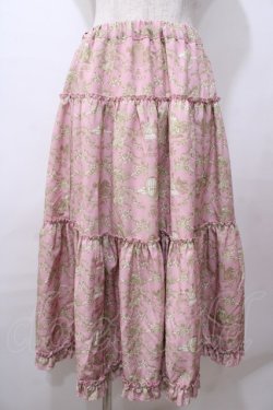 画像1: m petit by misako / NINA'S RVパニエスカート  ピンク Y-25-08-15-157-LO-SK-SZ-ZY