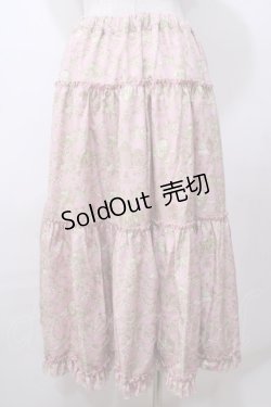 画像2: m petit by misako / NINA'S RVパニエスカート  ピンク Y-25-08-15-157-LO-SK-SZ-ZY