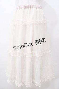 画像3: m petit by misako / NINA'S RVパニエスカート  ピンク Y-25-08-15-157-LO-SK-SZ-ZY