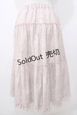 画像2: m petit by misako / NINA'S RVパニエスカート  ピンク Y-25-08-15-158-LO-SK-SZ-ZY