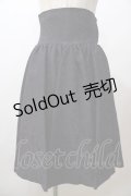 NO.S PROJECT / 二次元と運命が交差するスカート ジャガード S ブラック×パープル Y-25-08-15-164-LO-SK-SZ-ZY