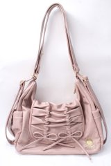 m petit by misako / AM*NIリボン3WAY  ピンク Y-25-08-15-020-LO-BG-SZ-ZY