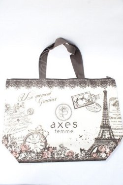 画像1: axes femme / 2016福袋バッグ  生成り Y-25-08-15-026-AX-BG-SZ-ZY