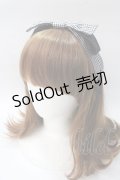 axes femme / ギンガムカチューシャ  黒 Y-25-08-15-033-AX-AC-SZ-ZT150-F002