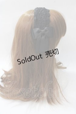 画像3: m petit by misako / TT*AMレースカチューシャ  中黒 Y-25-08-15-034-LO-AC-SZ-ZT487-F003