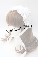 axes femme kawaii / プチリボンヘッドドレス  白 Y-25-08-15-035-AX-AC-SZ-ZY