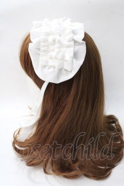 画像2: axes femme kawaii / プチリボンヘッドドレス  白 Y-25-08-15-035-AX-AC-SZ-ZY
