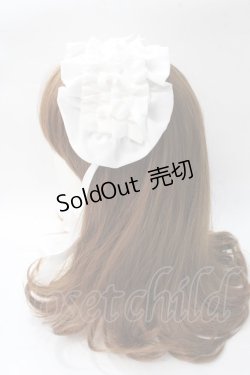 画像2: axes femme kawaii / プチリボンヘッドドレス  白 Y-25-08-15-035-AX-AC-SZ-ZY