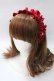 画像1: m petit by misako / AMPLカチューシャ  中赤 Y-25-08-15-036-LO-AC-SZ-ZY (1)