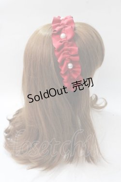 画像3: m petit by misako / AMPLカチューシャ  中赤 Y-25-08-15-036-LO-AC-SZ-ZY