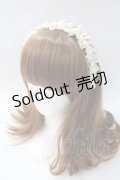 m petit by misako / AMレースカチューシャ  生成り Y-25-08-15-037-LO-AC-SZ-ZY