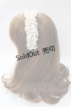 画像2: m petit by misako / AMレースカチューシャ  生成り Y-25-08-15-037-LO-AC-SZ-ZY
