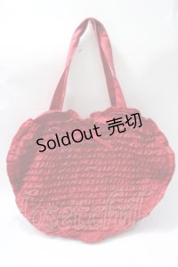 PINK HOUSE / ハートフリルバッグ  赤 Y-25-08-17-045-LO-BG-SZ-ZY
